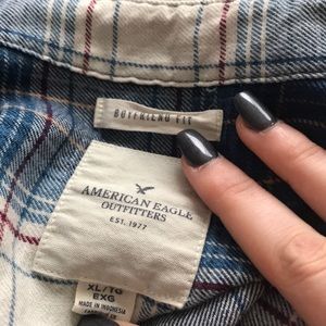 American Eagle boyfriend fit plaid